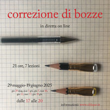 correzione di bozze, corso, maggio-giugno 2025