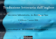 Corso traduzione letteraria dall'inglese 2026